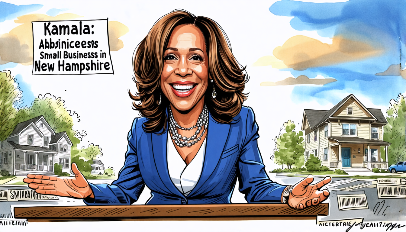 Kamala Harris Unveils Ambitious Economic Plan for Small Businesses in New Hampshire